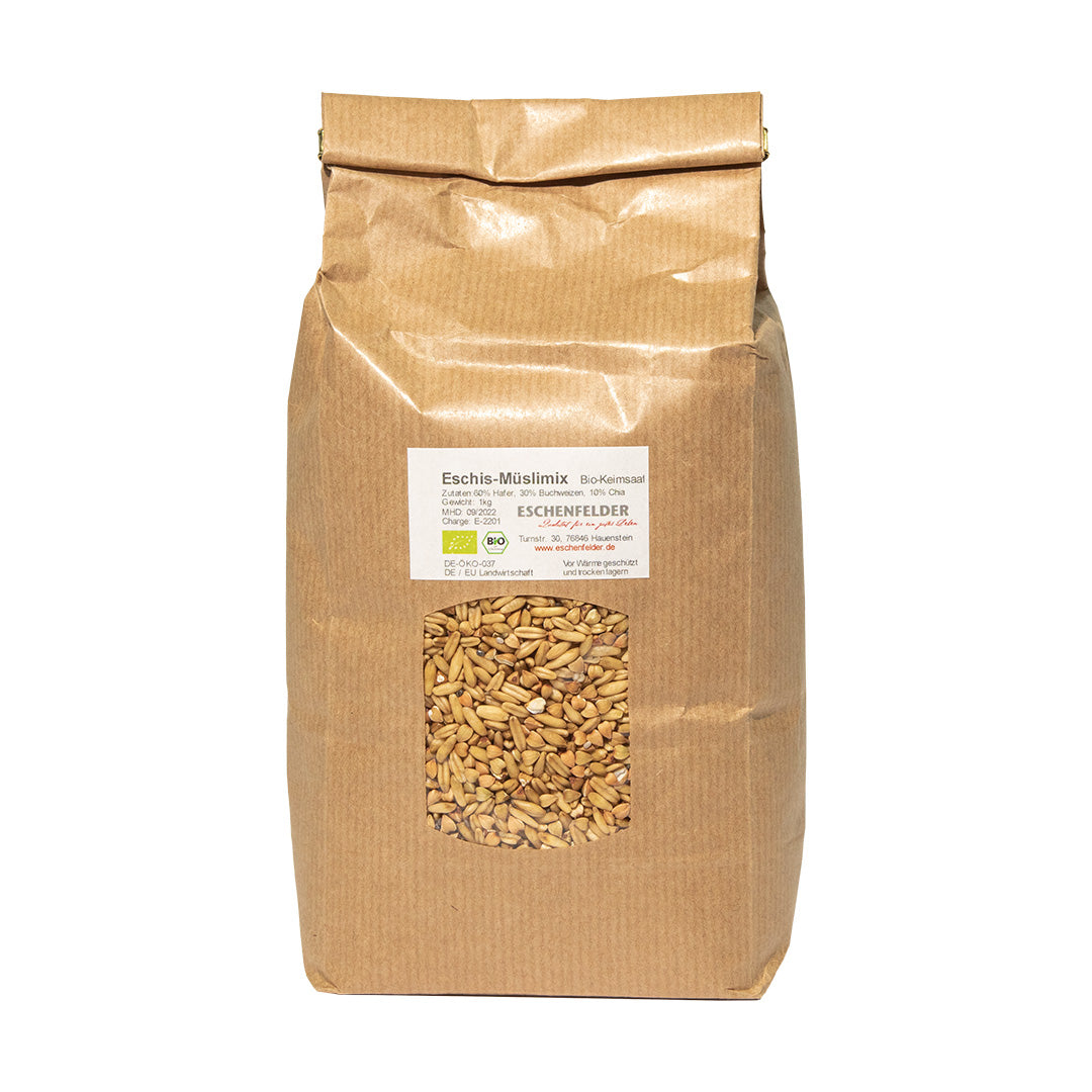 w2w terveys ja hyvinvointi Eschenfelder Eschis Myslisekoitus siemenet luomu 1 kg pusseissa siementen idätys