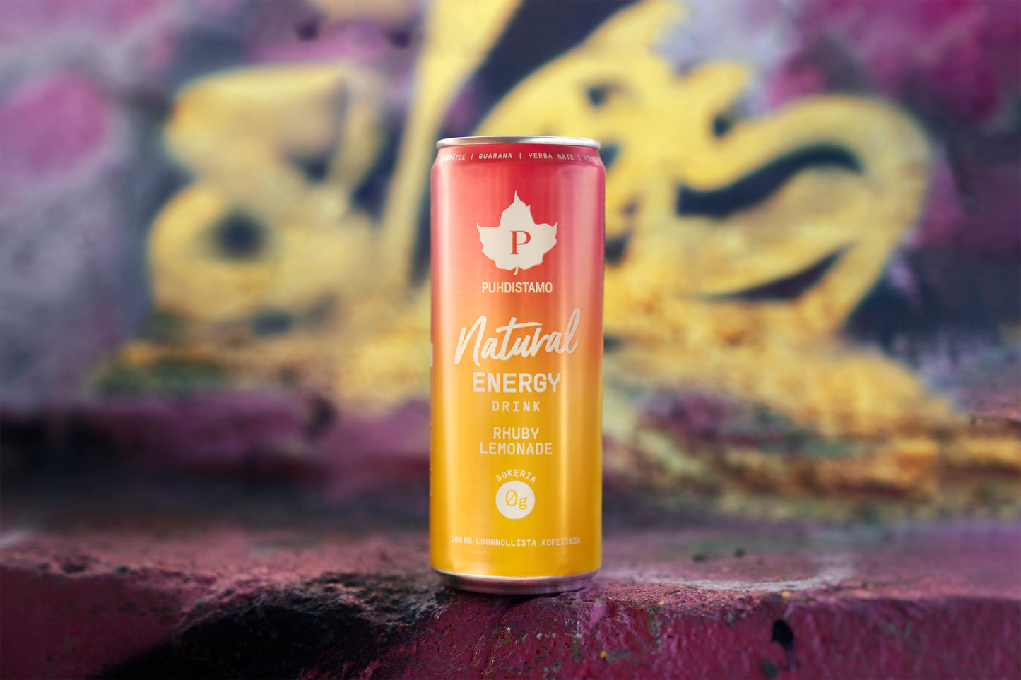 Natural energy drink Rhuby Lemonade 330 ml