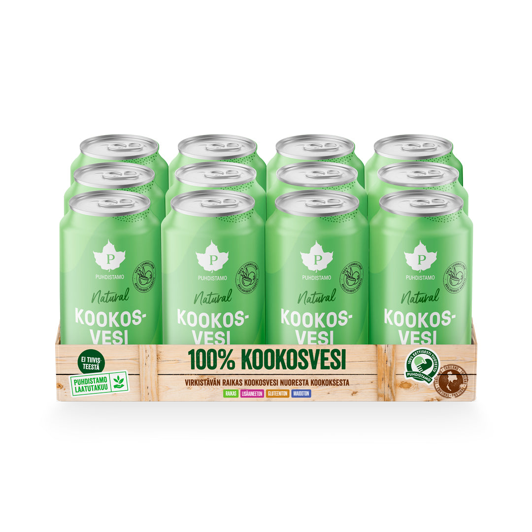 Puhdistamo Kookosvesi 12 pack