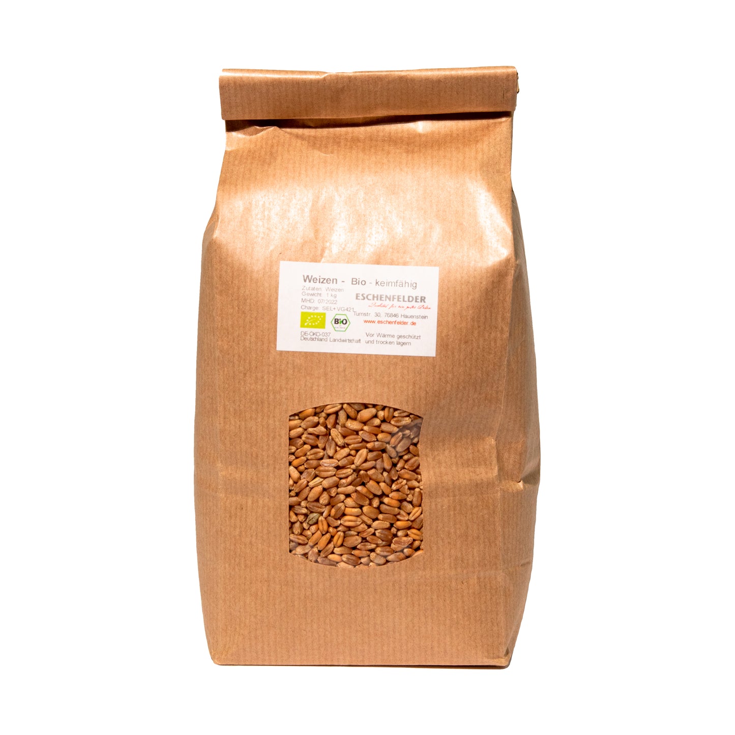 w2w terveys ja hyvinvointi Eschenfelder Vehnä siemenet luomu 1 kg idut idätys hiutalepuristin
