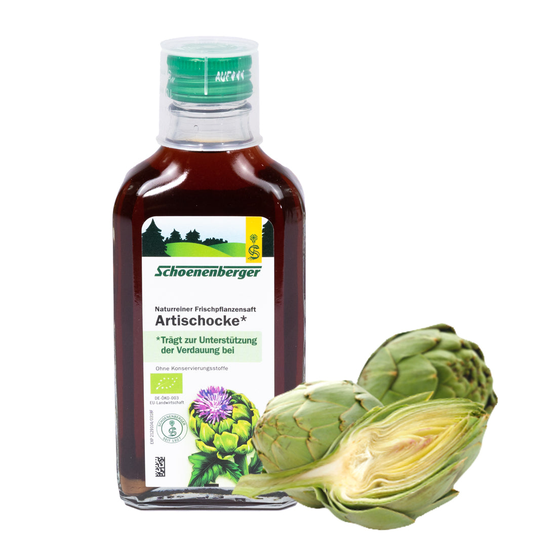 w2w terveys ja hyvinvointi Schoenenberger Artisokka luomu kasvijuoma 330 ml