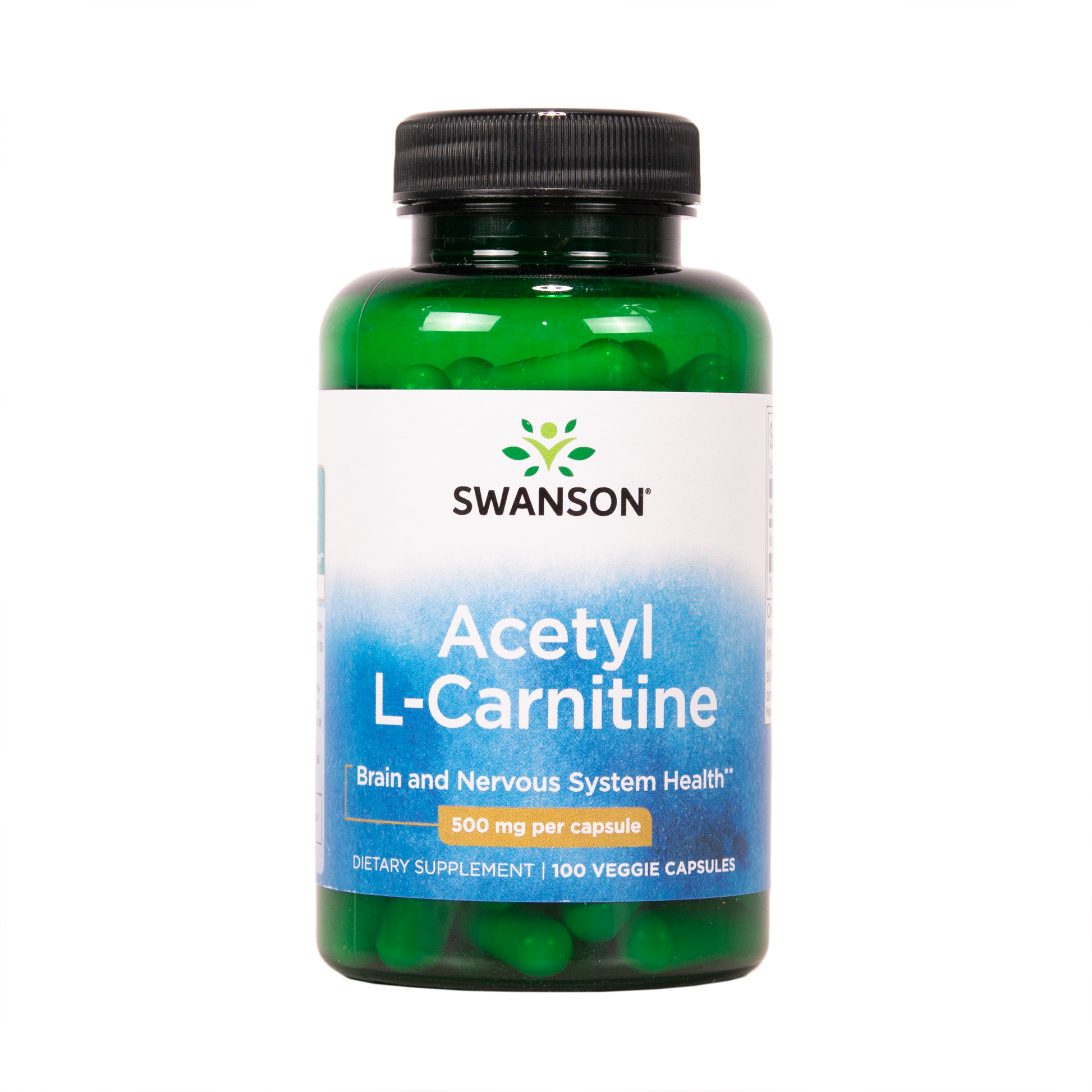 SWANSON Asetyyli L-karnitiini 500 mg 100 kapselia w2w terveys ja hyvinvointi verkkokauppa