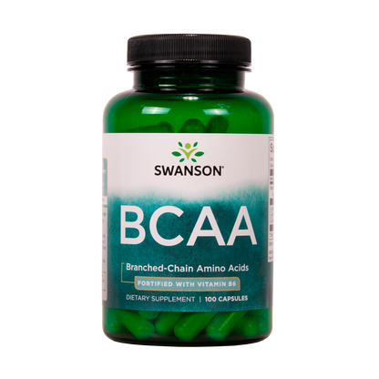 SWANSON BCAA Haaraketjuiset aminohapot 100 kapselia w2w terveys ja hyvinvointi verkkokauppa
