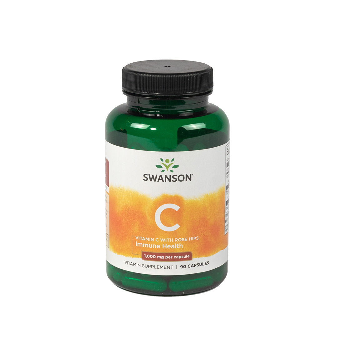w2w terveys ja hyvinvointi SWANSON C-vitamiini ruusunmarjalla 1000 mg 90 kapselia
