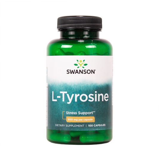 SWANSON L-Tyrosiini 500mg 100 kapselia w2w terveys ja hyvinvointi verkkokauppa