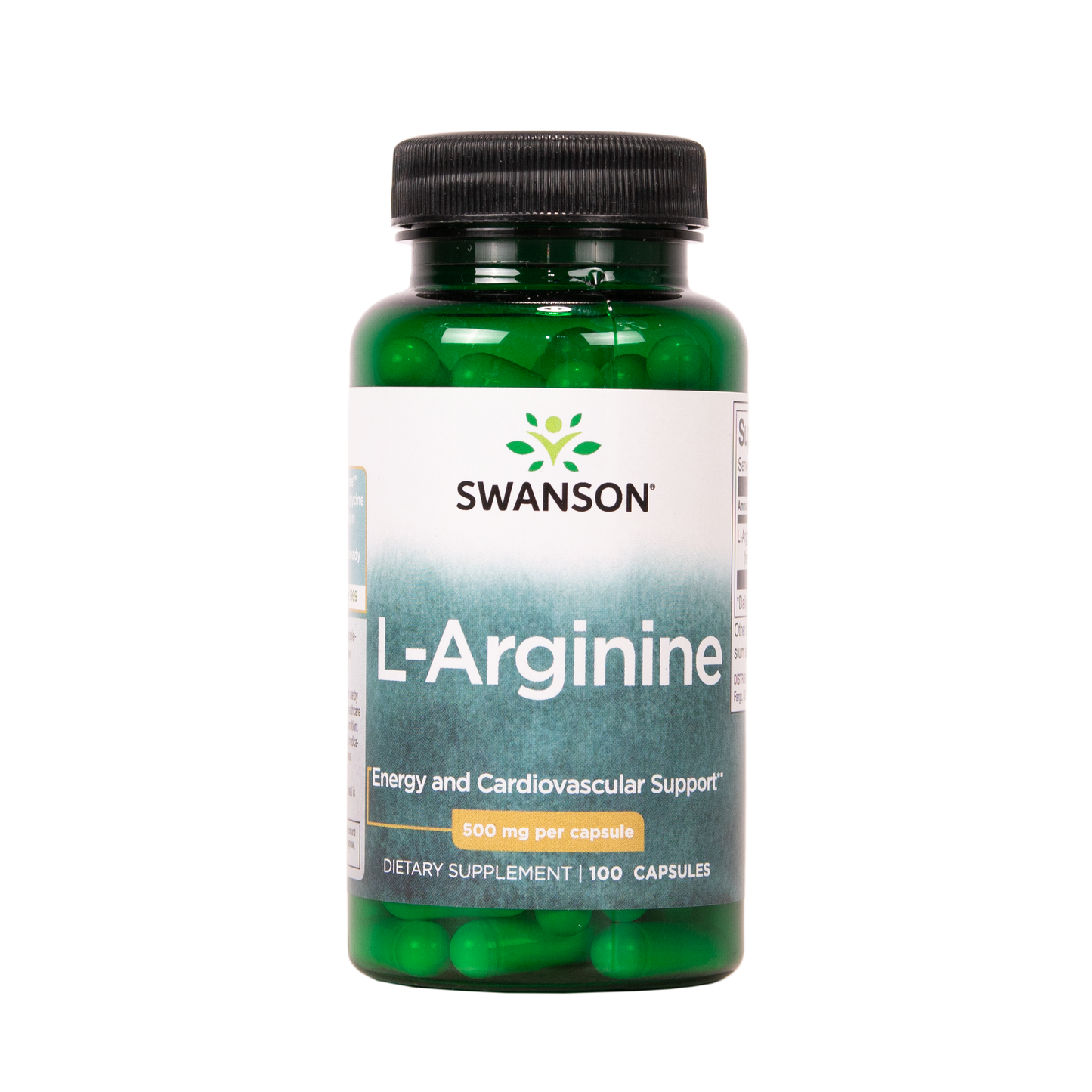 SWANSON L-arginiini 500mg 100 kapselia w2w terveys ja hyvinvointi verkkokauppa