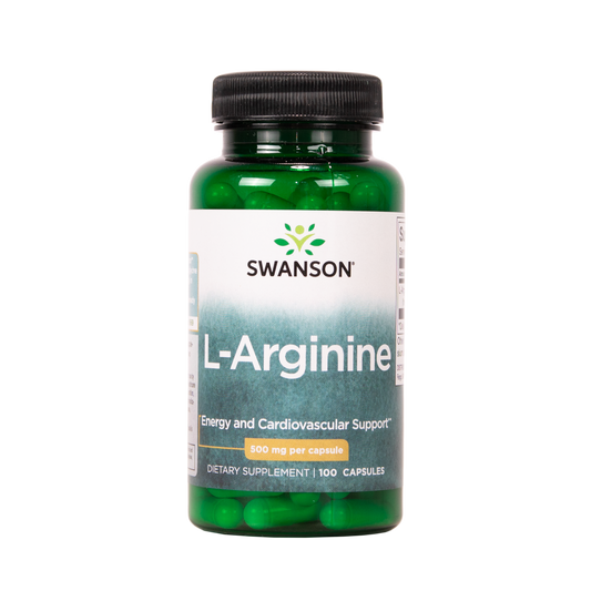 SWANSON L-arginiini 500mg 100 kapselia w2w terveys ja hyvinvointi verkkokauppa