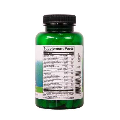 SWANSON Monivitamiini ja kivennäisaineet 130 tablettia ilman rautaa w2w terveys ja hyvinvointi verkkokauppa