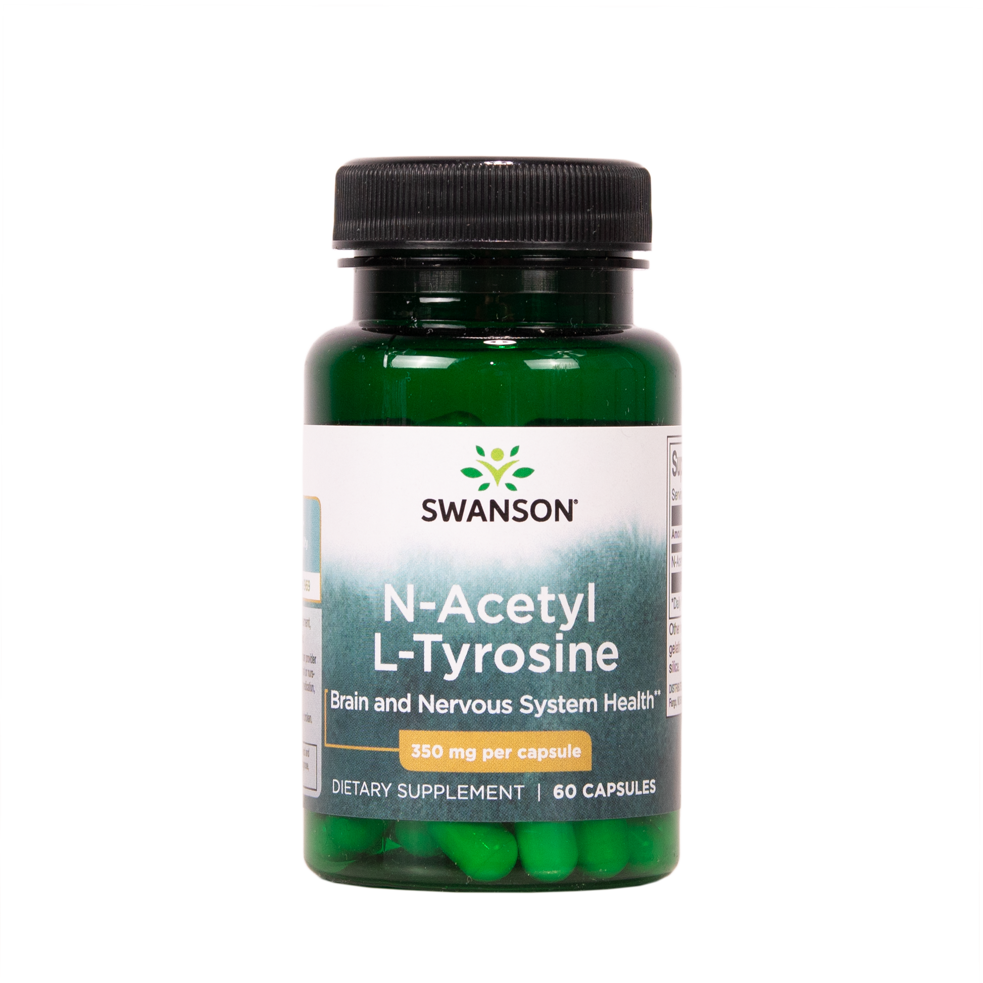 SWANSON N-asetyyli L-tyrosiini 350mg 60 kapselia w2w terveys ja hyvinvointi verkkokauppa