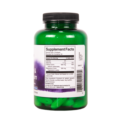 SWANSON Nestemäinen Kalsium ja Magnesium 300/150 mg 100 kapselia w2w terveys ja hyvinvointi verkkokauppa