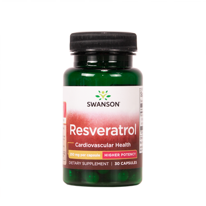 SWANSON Resveratroli 250 mg 30 kapselia w2w terveys ja hyvinvointi verkkokauppa