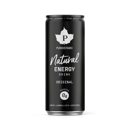 Puhdistamo Natural Energy Drink - Original - w2w hyvinvointi