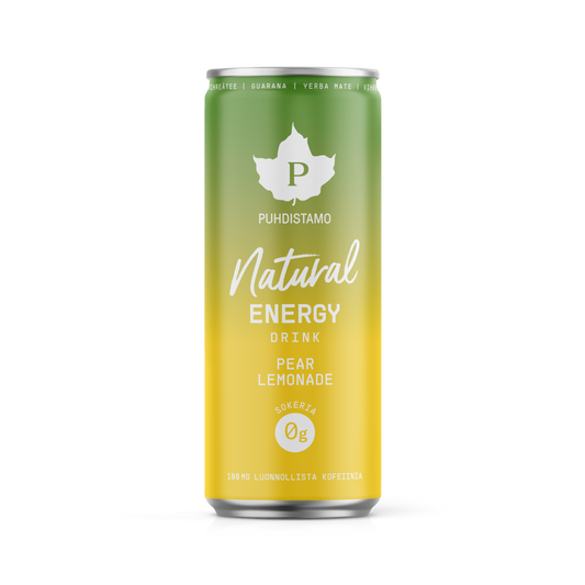 Natural energy drink Pear Lemonade 330 ml