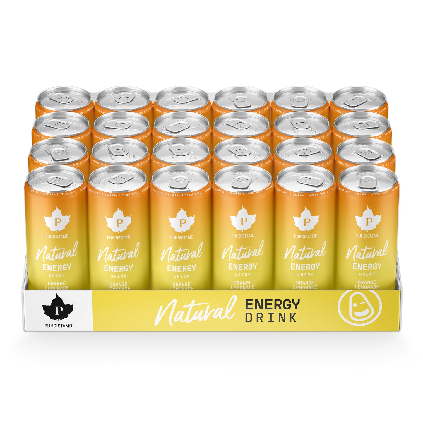 Puhdistamo Natural Energy Drink - Orange Lemonade - w2w terveys ja hyvinvointi