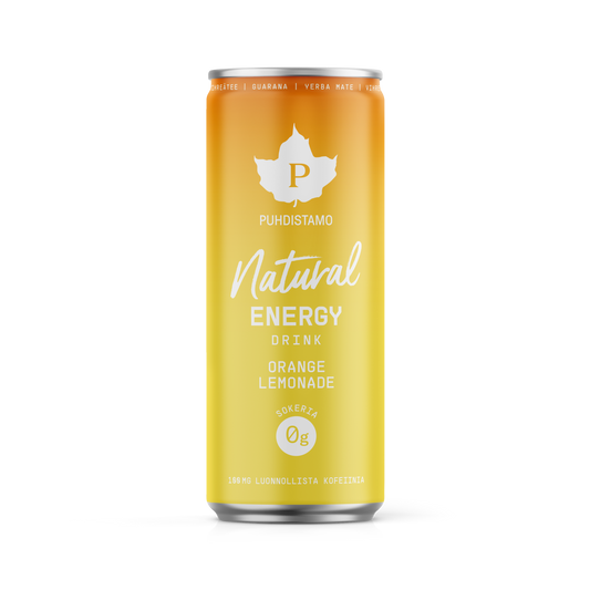 Natural energy drink Orange Lemonade 330 ml
